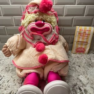 Vintage 1980s Female Cabbage Patch Clown Doll